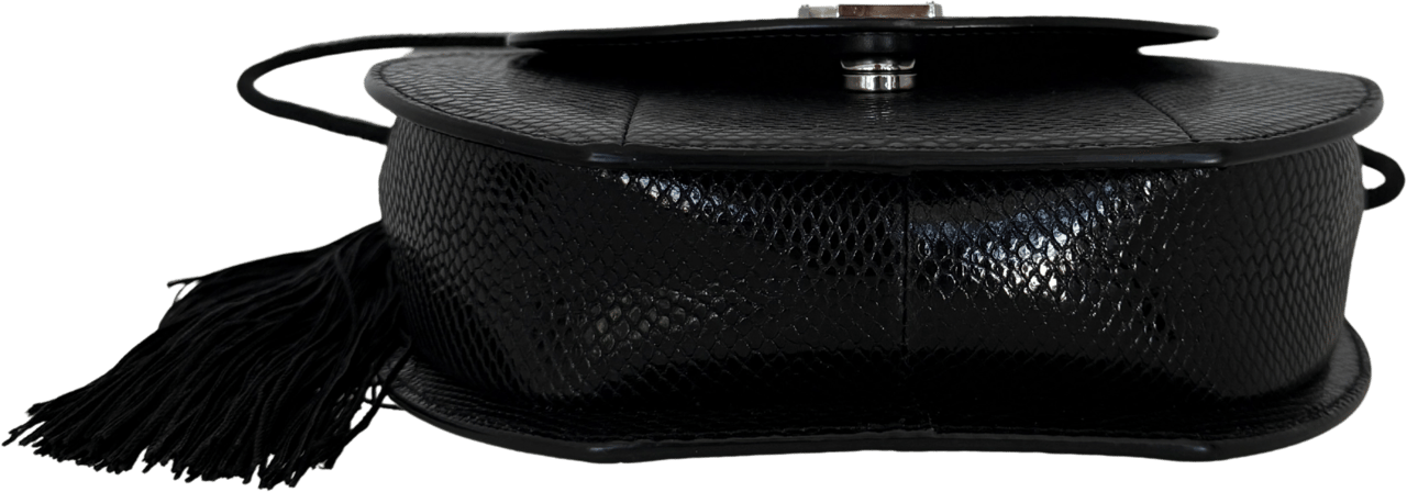 Saint Laurent Saint Laurent Demi Lune Minaudiere Black / very good Zwart