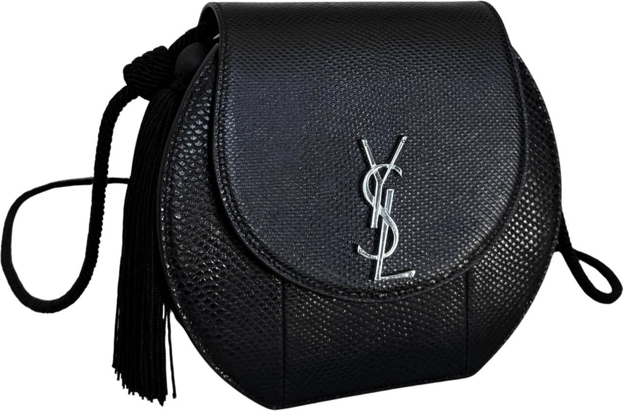 Saint Laurent Saint Laurent Demi Lune Minaudiere Black / very good Zwart