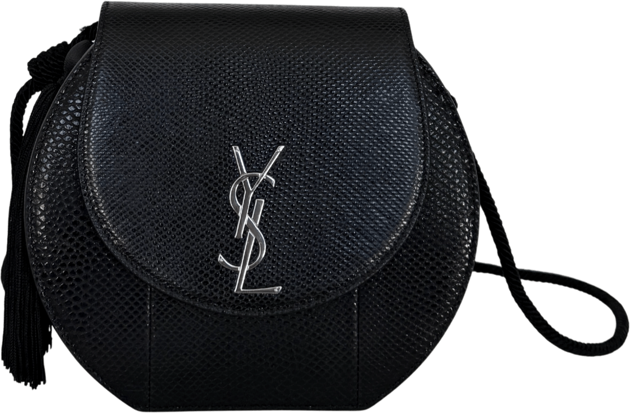 Saint Laurent Saint Laurent Demi Lune Minaudiere Black / very good Zwart