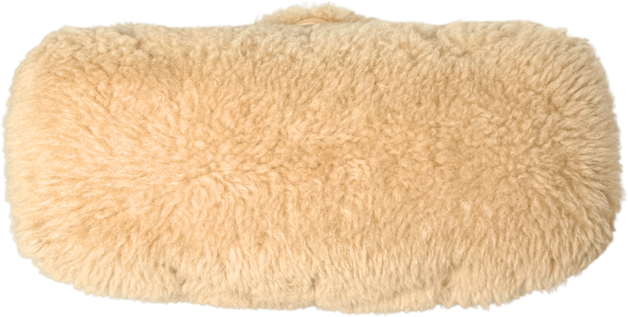 Saint Laurent Saint Laurent Loulou Puffer Small Shearling Shoulder Bag Lilac / very good Paars