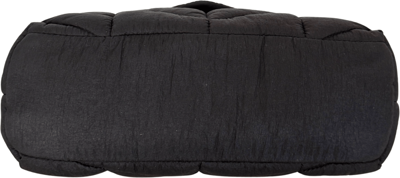 Saint Laurent Saint Laurent Puffer Small Nylon Schultertasche Schwarz / sehr gut Zwart