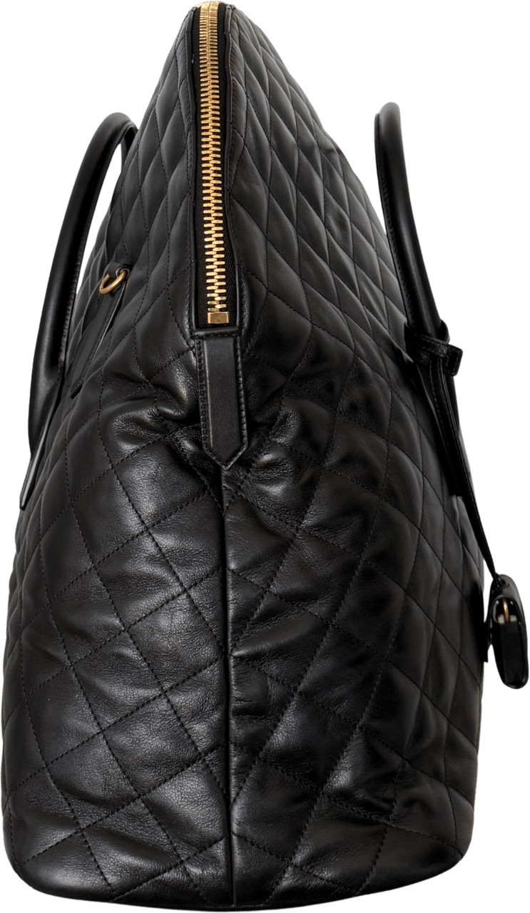 Saint Laurent Saint Laurent ES Giant Quilted Duffle Bag Reisetasche Schwarz / neuwertig Zwart