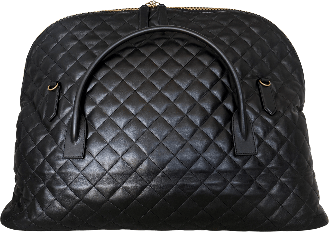 Saint Laurent Saint Laurent ES Giant Quilted Duffle Bag Reisetasche Schwarz / neuwertig Zwart
