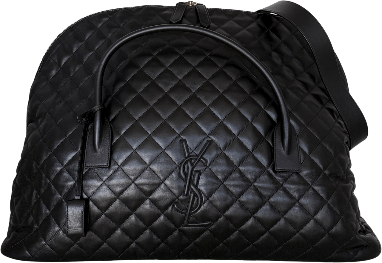 Saint Laurent Saint Laurent ES Giant Quilted Duffle Bag Reisetasche Schwarz / neuwertig Zwart