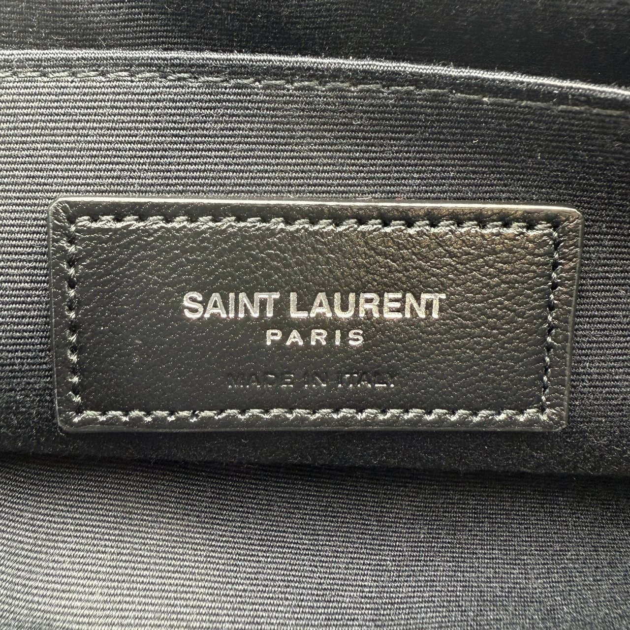 Saint Laurent Saint Laurent Rive Gauche Raffia Pouch Beige / neuwertig Beige