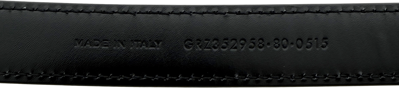 Saint Laurent Saint Laurent Western Gürtel Schwarz 80cm / sehr gut Zwart