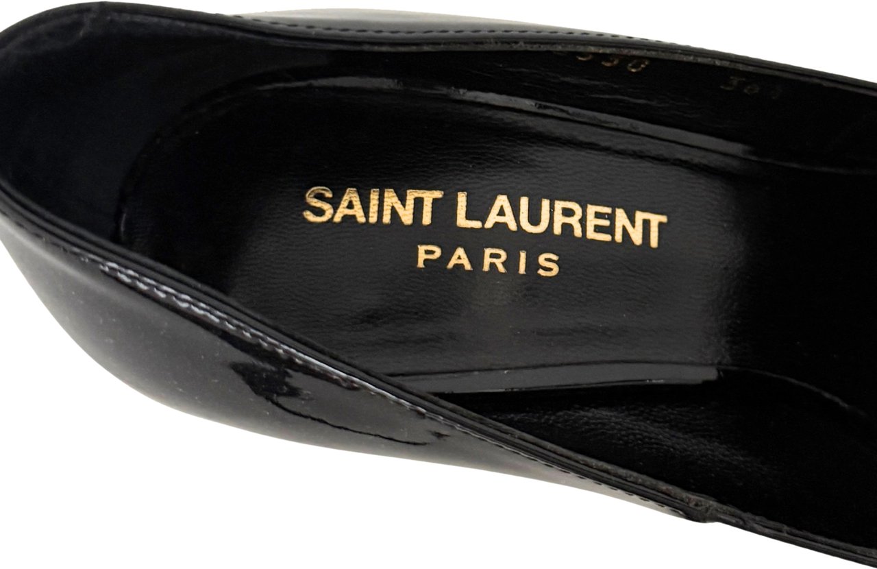 Saint Laurent Saint Laurent Zoe Pumps Lackleder Größe 36 1/2 Schwarz / sehr gut Zwart