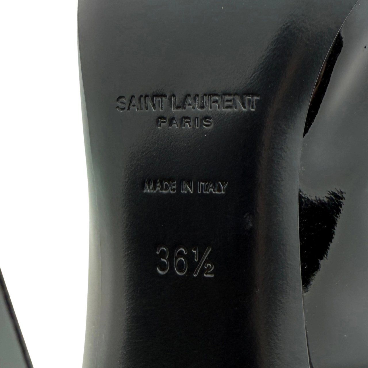 Saint Laurent Saint Laurent Zoe Pumps Lackleder Größe 36 1/2 Schwarz / sehr gut Zwart