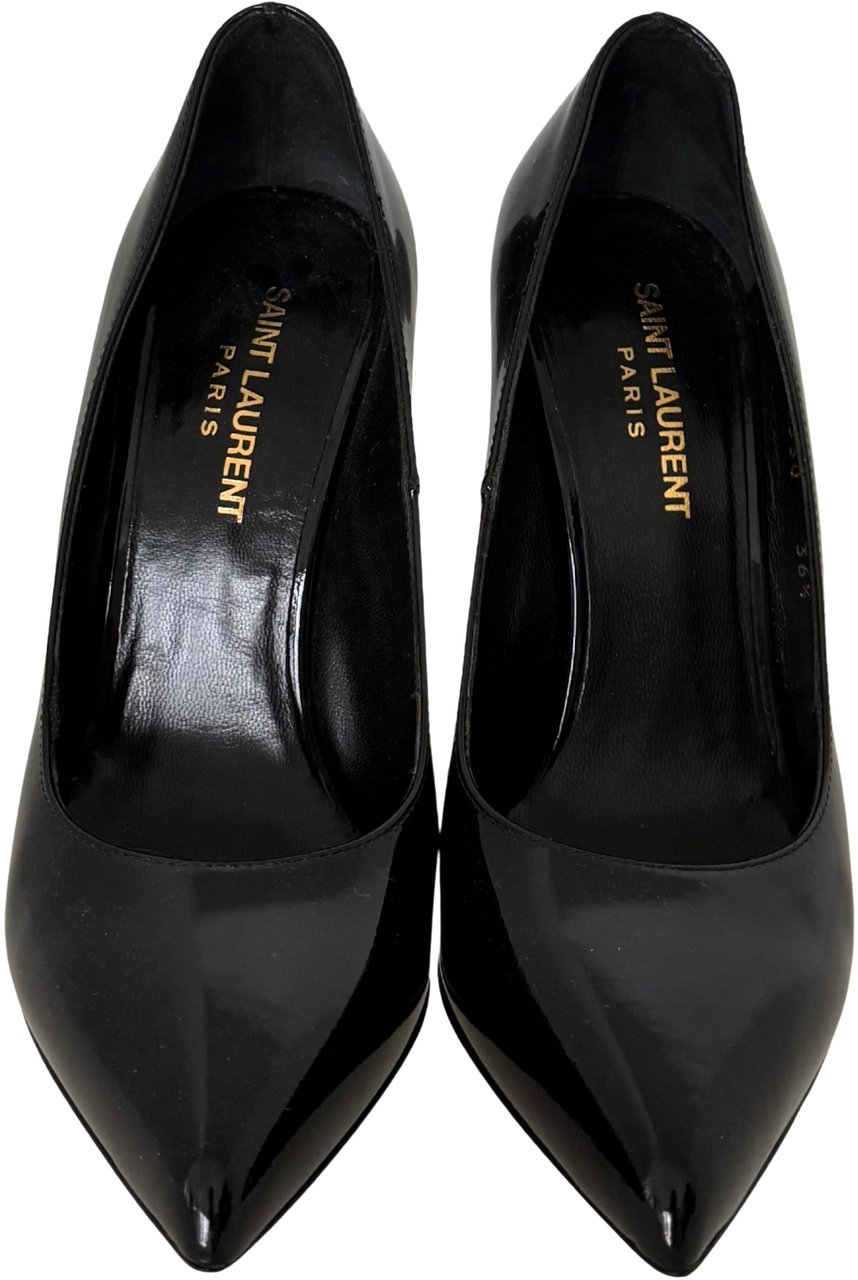Saint Laurent Saint Laurent Zoe Pumps Lackleder Größe 36 1/2 Schwarz / sehr gut Zwart