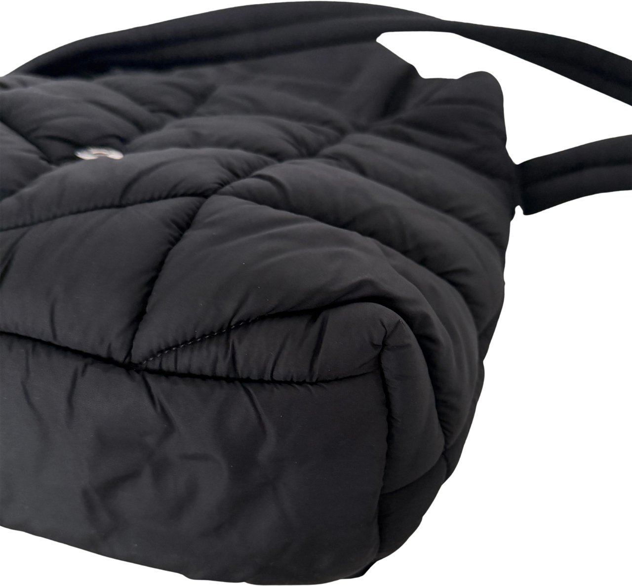 Saint Laurent Saint Laurent LouLou Puffer Bag Medium Econyl All Black / sehr gut Zwart