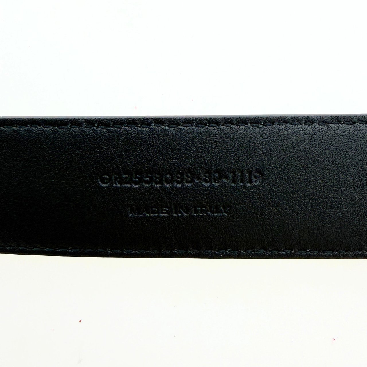 Saint Laurent Saint Laurent Cassandre Gürtel  All black  80cm Schwarz / sehr gut Zwart