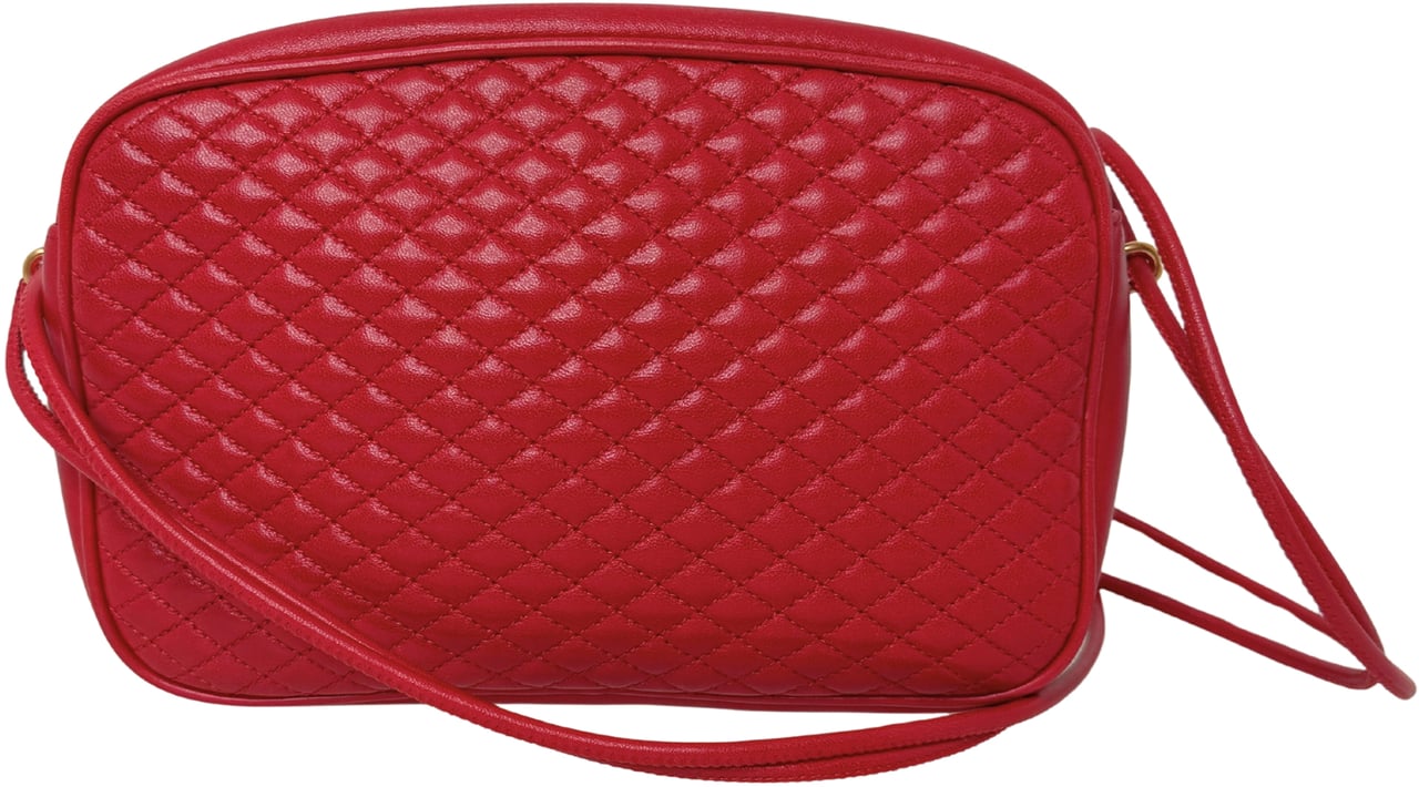 Saint Laurent Victoire Camera Bag Red Lambskin / very good Rood