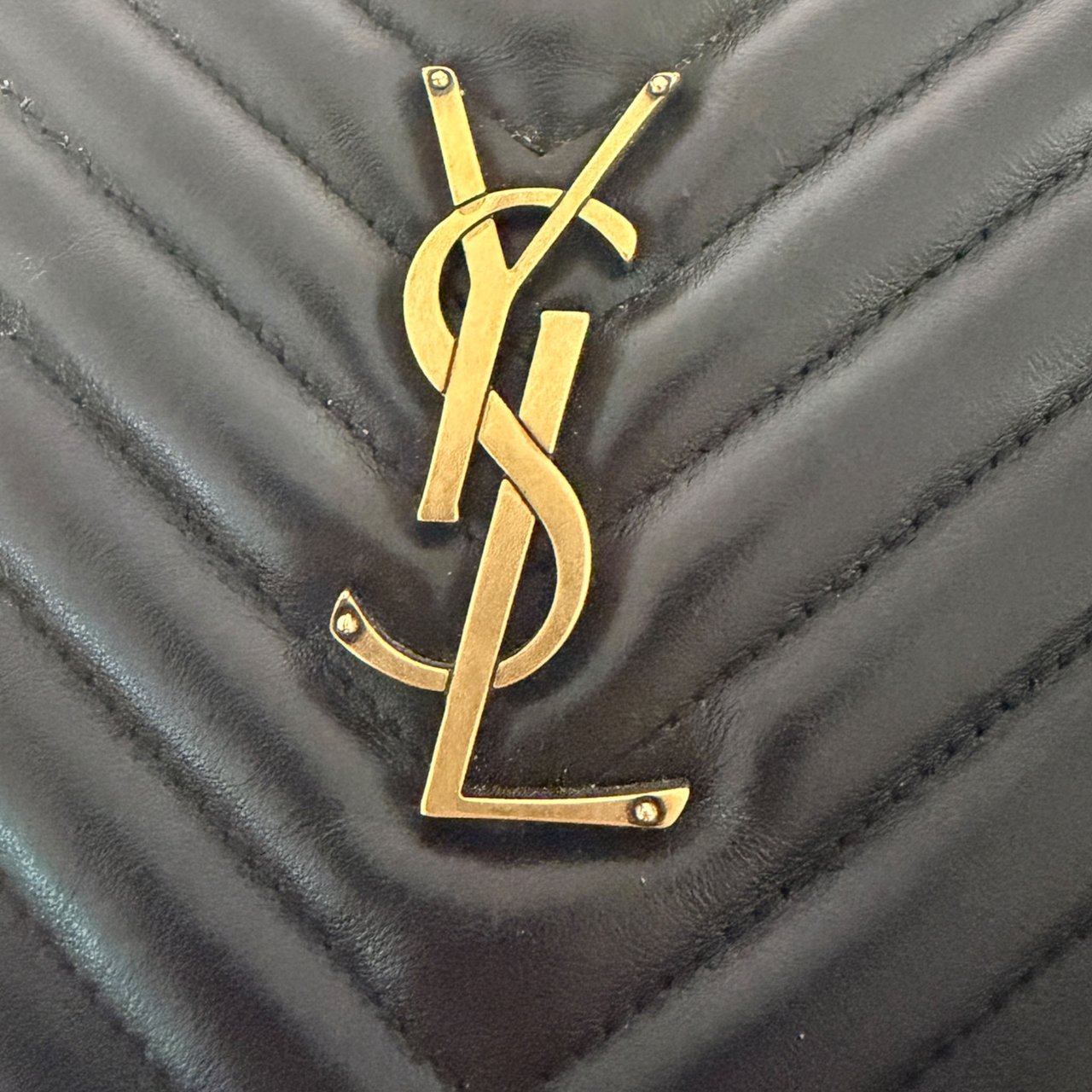 Saint Laurent YSL Lou Camera Bag Black Leather Zwart