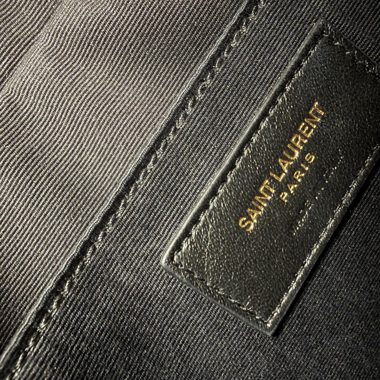 Saint Laurent YSL Lou Camera Bag Black Leather Zwart