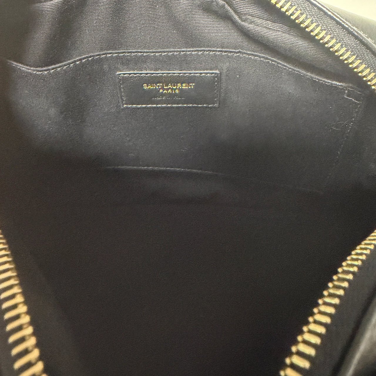 Saint Laurent YSL Lou Camera Bag Black Leather Zwart