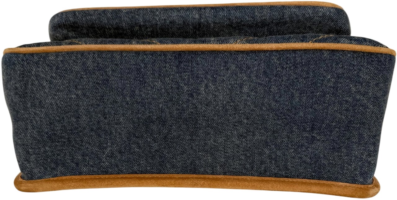 Saint Laurent Niki Denim mittelgroß blau / sehr gut Blauw