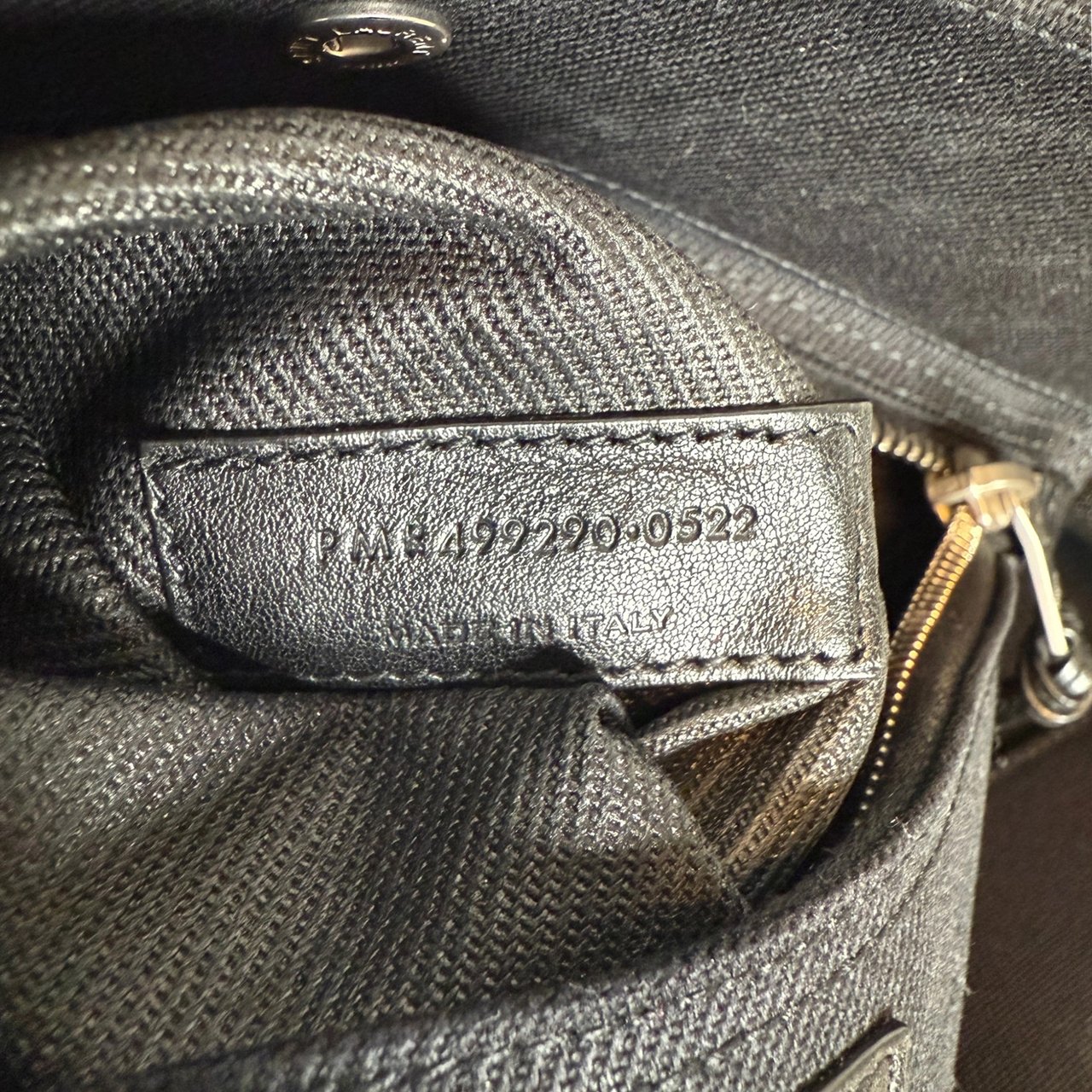 Saint Laurent Large Tote Tasche Rive Gauche Schwarz / neuwertig Zwart