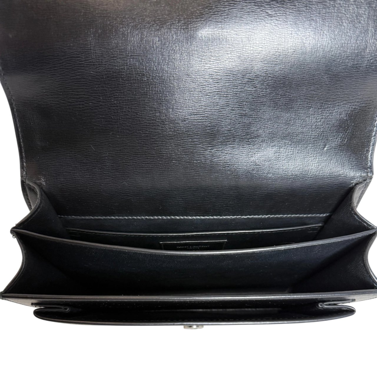 Saint Laurent Sunset Medium Leder schwarz / sehr gut Zwart