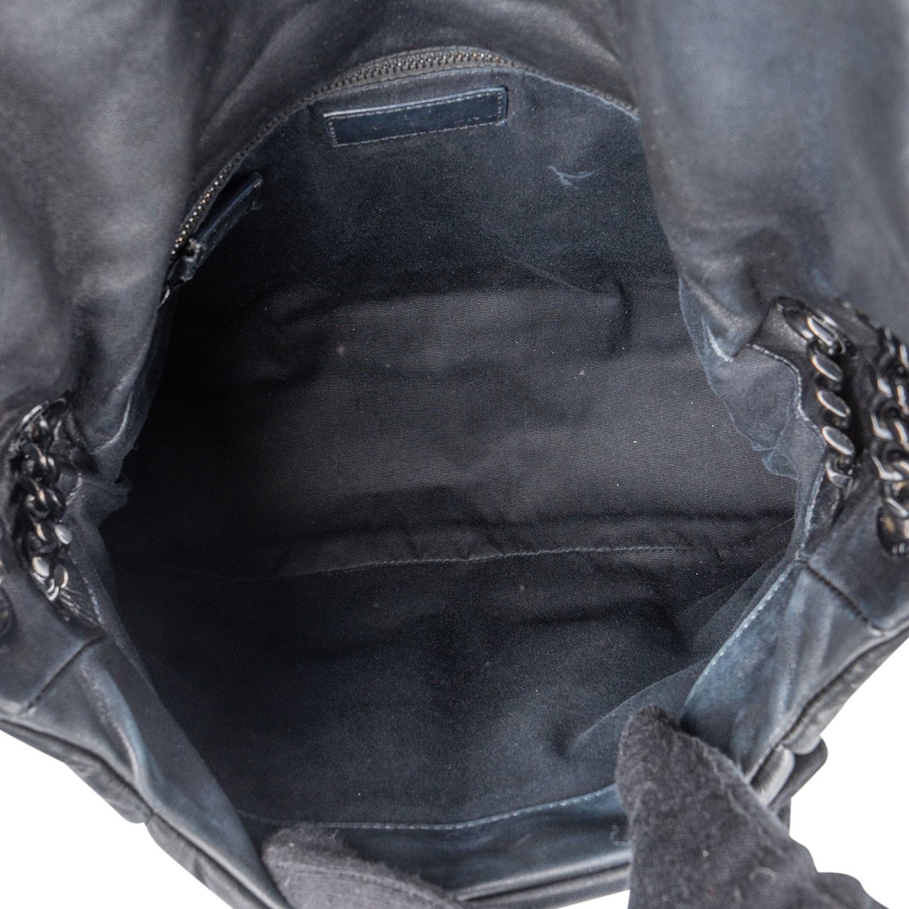 Saint Laurent Quilted Lambskin Medium Puffer Crossbody Bag Zwart