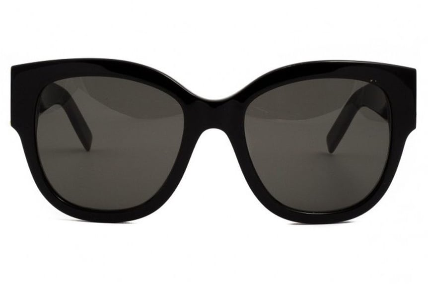 Saint Laurent Sl M95/F Linea Monogram Square Acetate Sunglasses Zwart