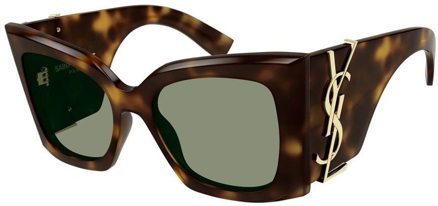 Saint Laurent Sl M119 Blaze Oversized Square Frame Sunglasses Zwart