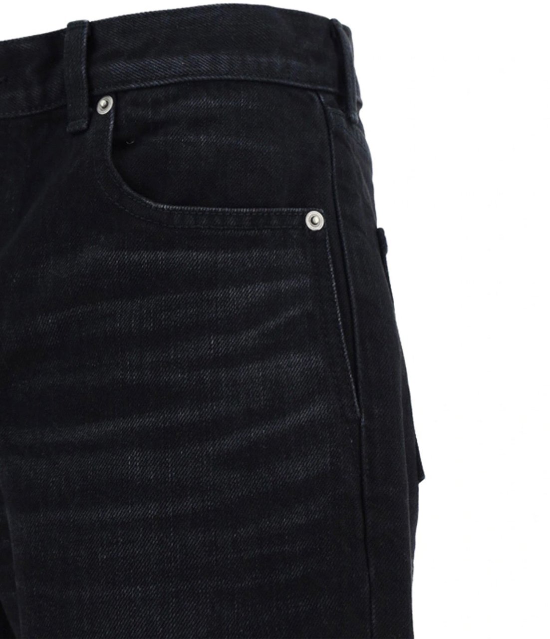 Saint Laurent Saint Laurent Cotton Denim Jeans Zwart