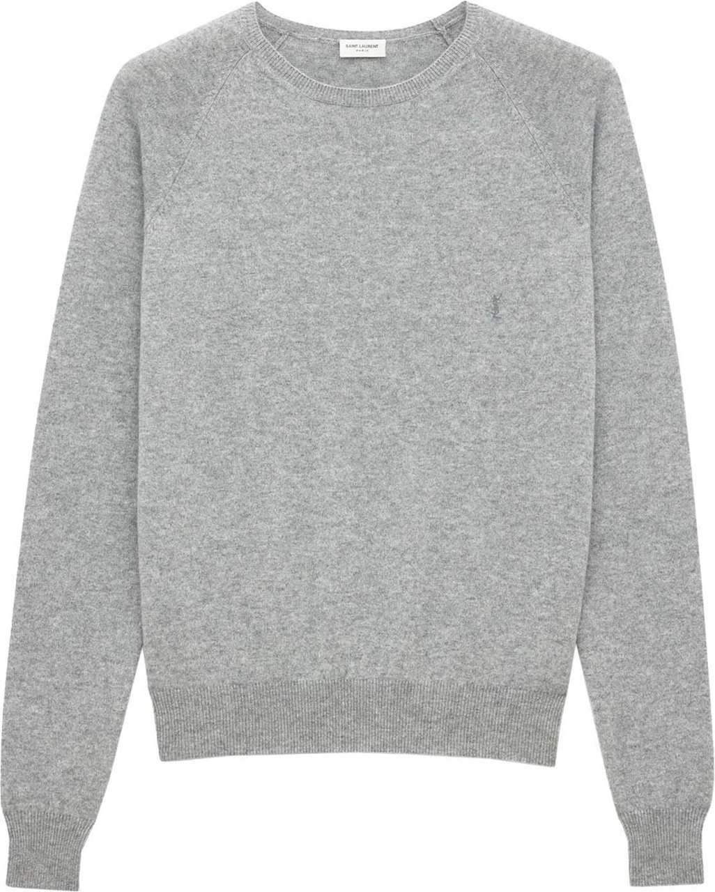 Saint Laurent Saint Laurent Cassandre Cashmere Sweater Grijs