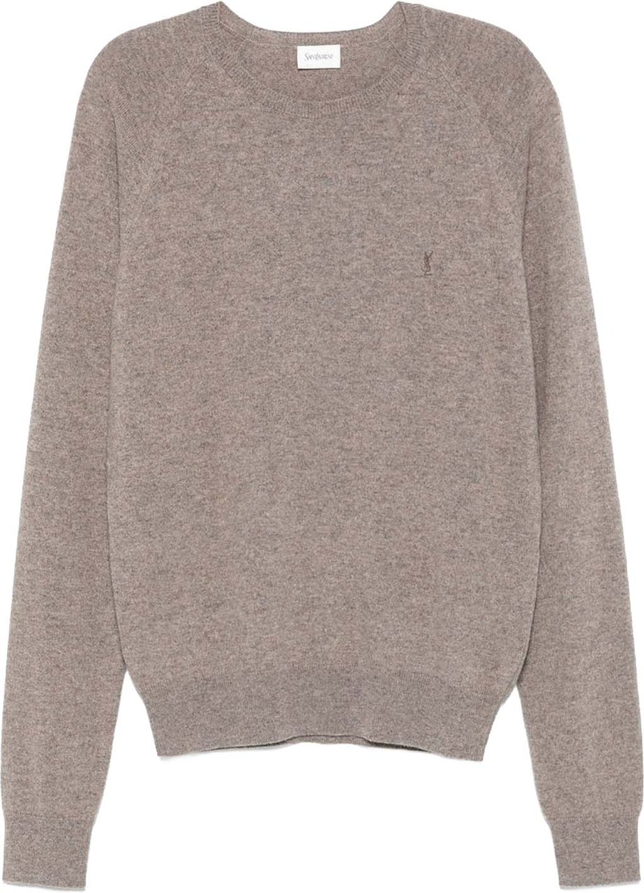 Saint Laurent Saint Laurent Cassandre Cashmere Sweater Bruin