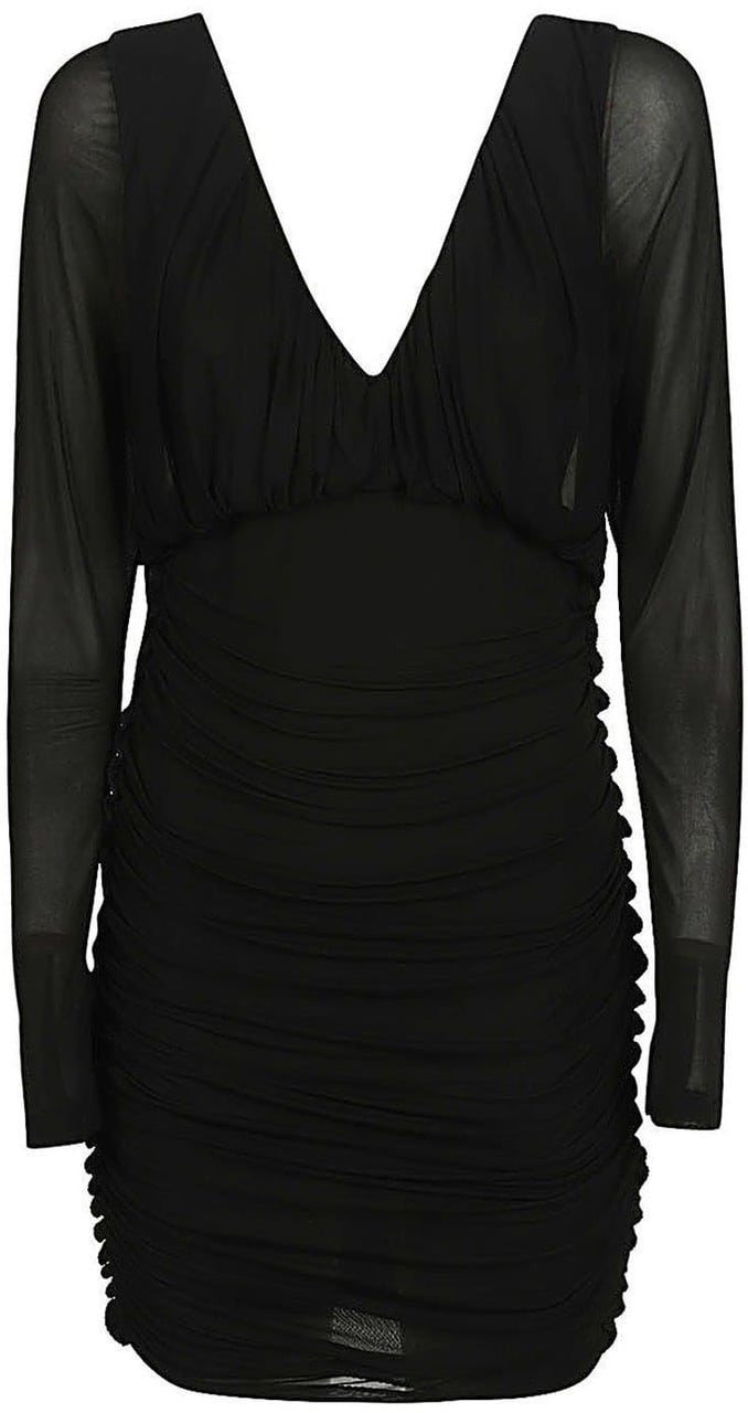 Saint Laurent Mini Draped Dress Divers
