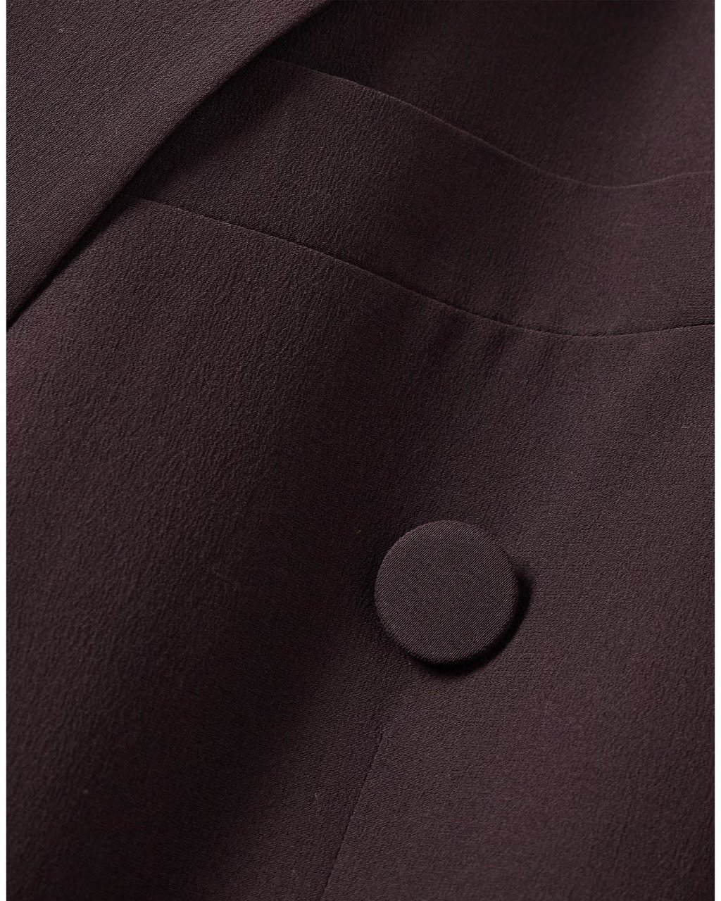 Saint Laurent Double-Breasted Silk-Crepe Blazer Divers