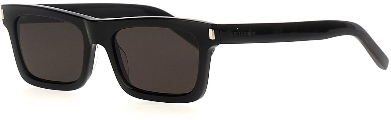 Saint Laurent Black Acetate Sunglasses Zwart