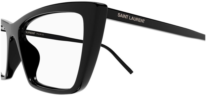 Saint Laurent Sl 737 Mica Thin Opt Linea Sl Logo Elegant Butterfly Frame Wit