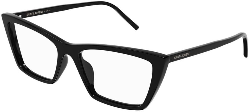 Saint Laurent Sl 737 Mica Thin Opt Linea Sl Logo Elegant Butterfly Frame Wit
