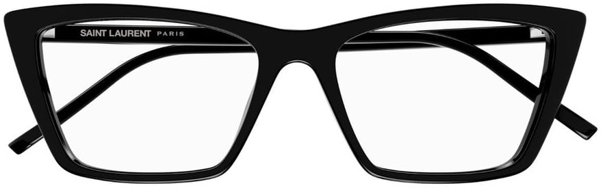 Saint Laurent Sl 737 Mica Thin Opt Linea Sl Logo Elegant Butterfly Frame Wit