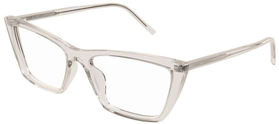 Saint Laurent Sl 737 Mica Thin Opt Linea Sl Logo Butterfly-Shaped Optical Glasses Wit