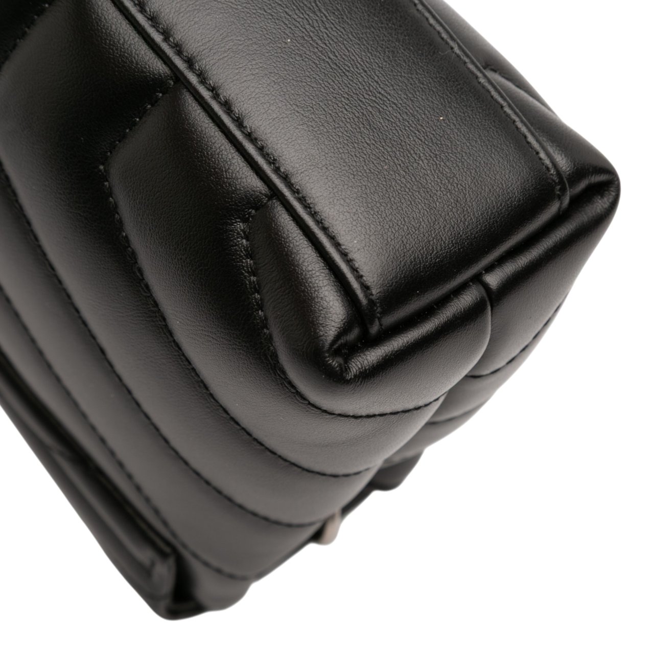 Saint Laurent Toy Leather Monogram LouLou Crossbody Zwart