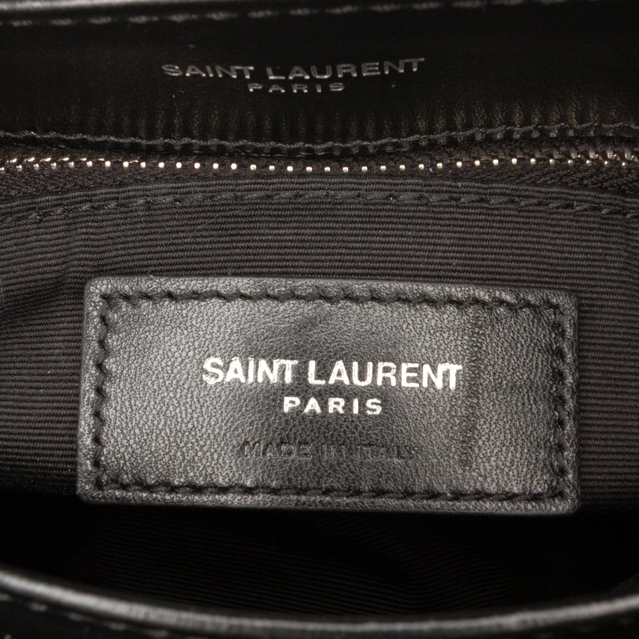 Saint Laurent Toy Leather Monogram LouLou Crossbody Zwart