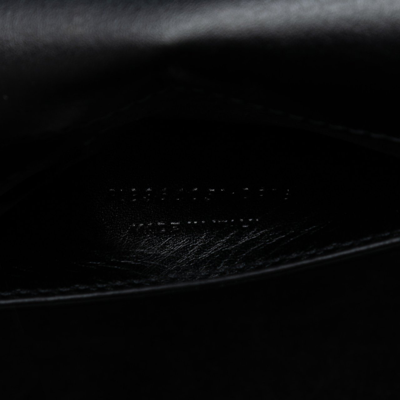Saint Laurent Medium Smooth Calfskin Crystal Star Monogram Kate Crossbody Zwart