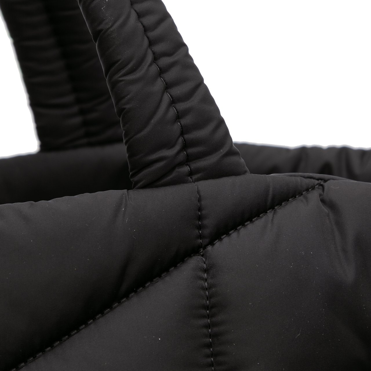 Saint Laurent Nylon Puffer Tote Zwart