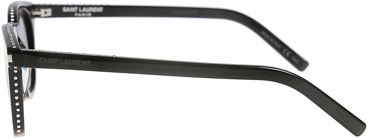 Saint Laurent Rectangular Acetate Sunglasses Roze