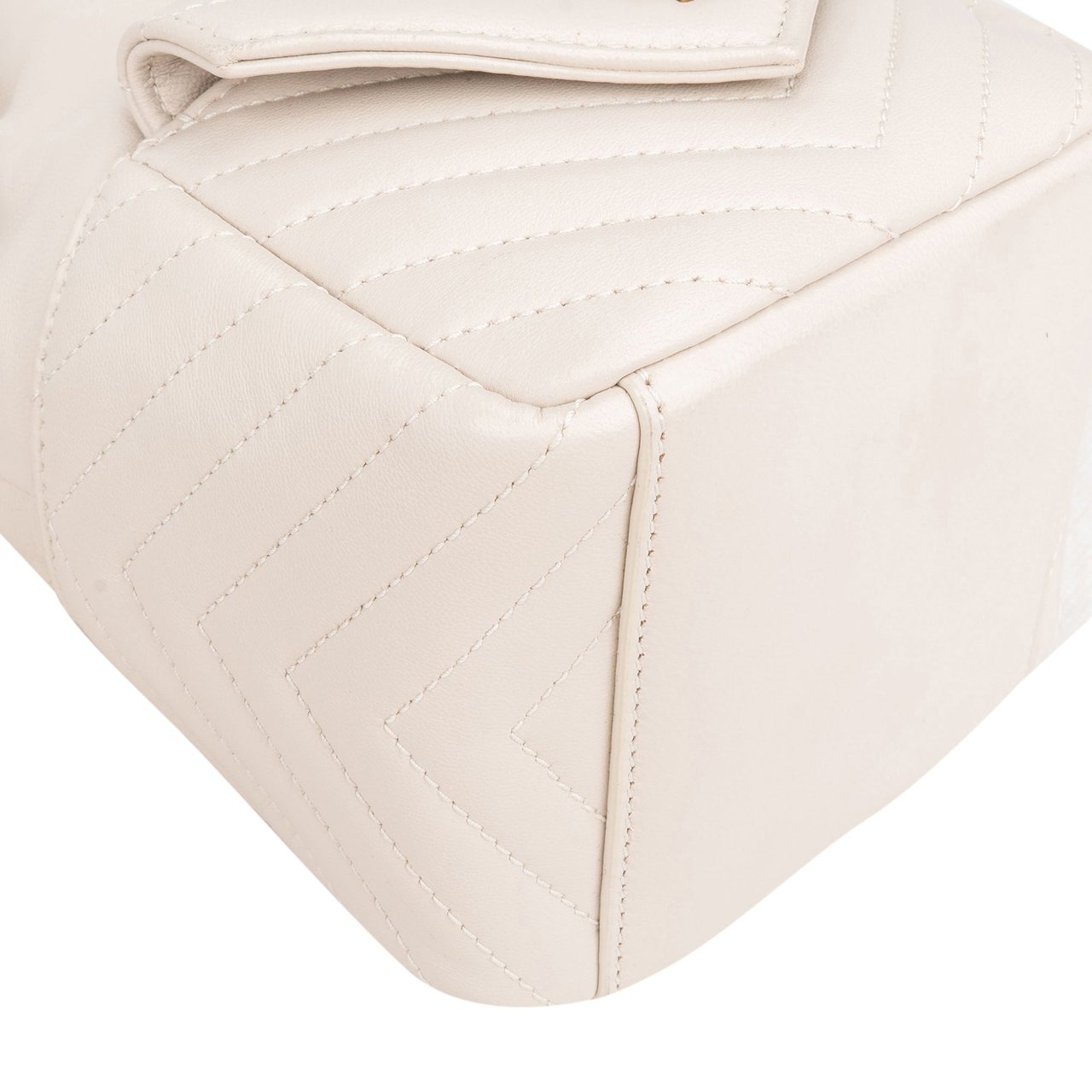 Saint Laurent Saint Laurent Chevron Leather Joe Crossbody Bucket Bag Divers