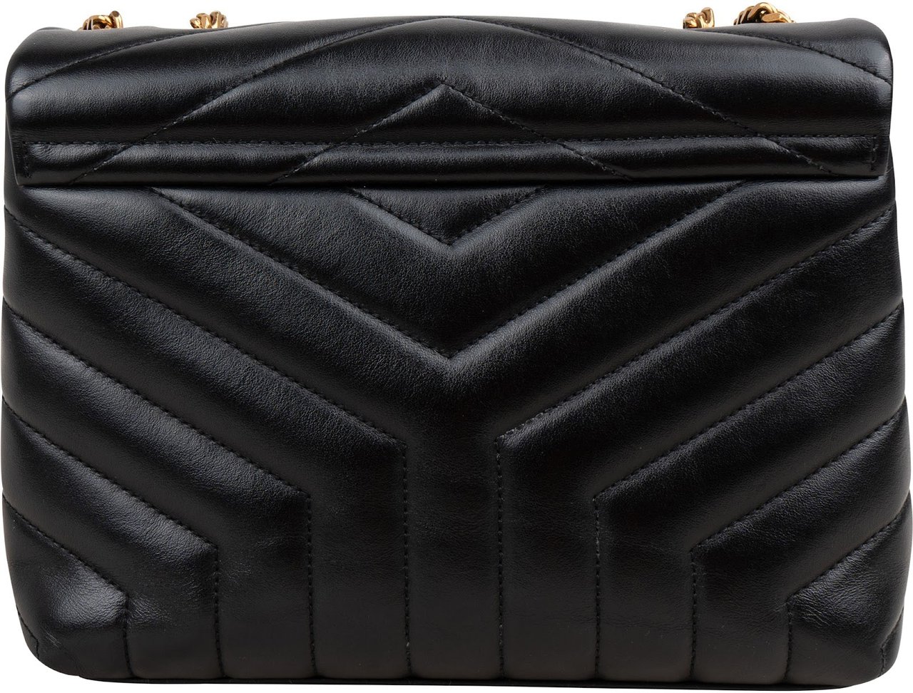 Saint Laurent Quilted Leather Small Loulou Crossbody Bag Zwart