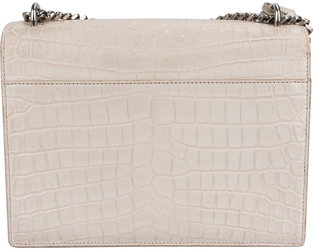 Saint Laurent Croc-Embossed Leather Sunset Crossbody Bag Divers