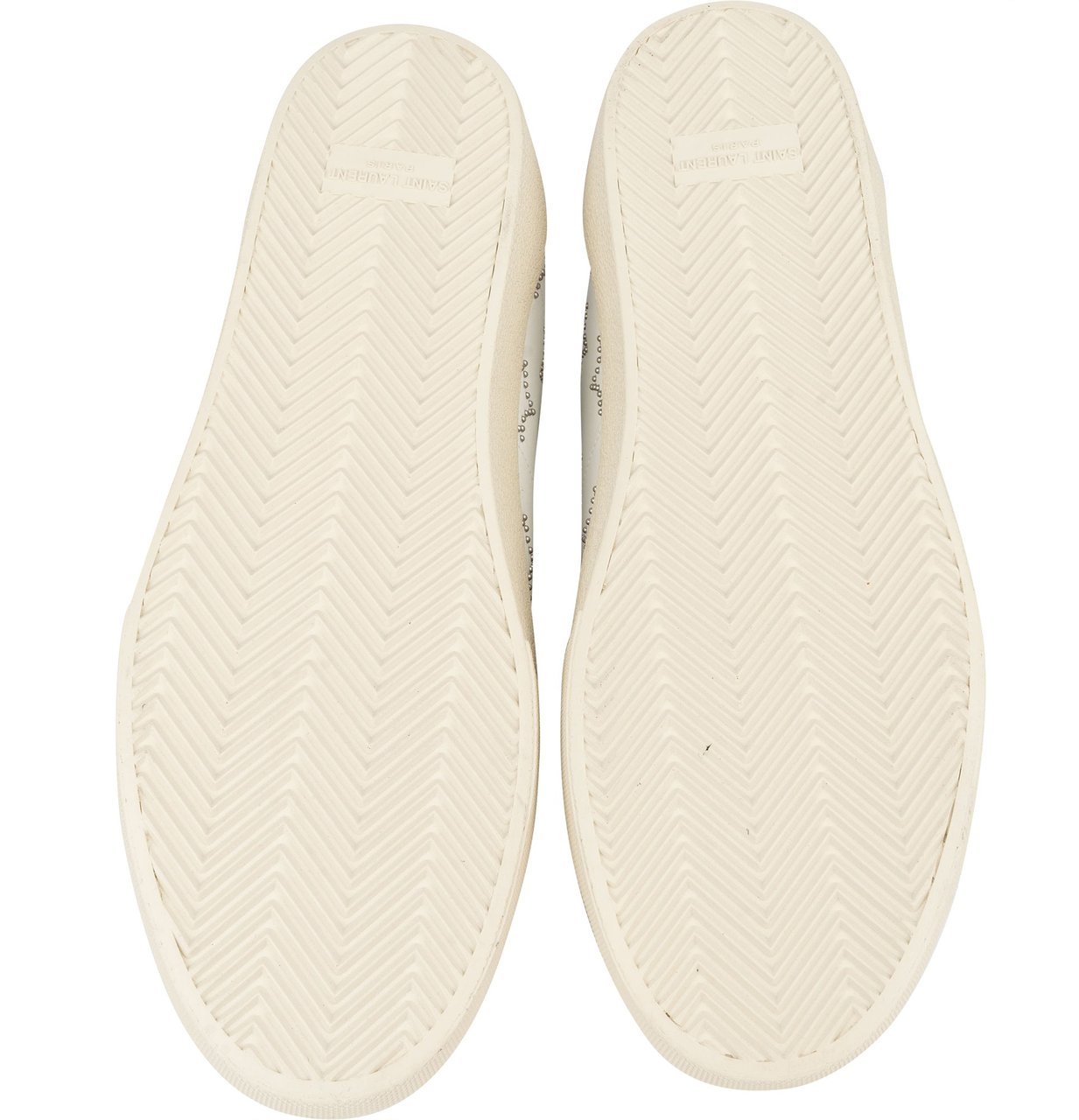 Saint Laurent Saint Laurent White Leather Star Sneaker (43) Divers