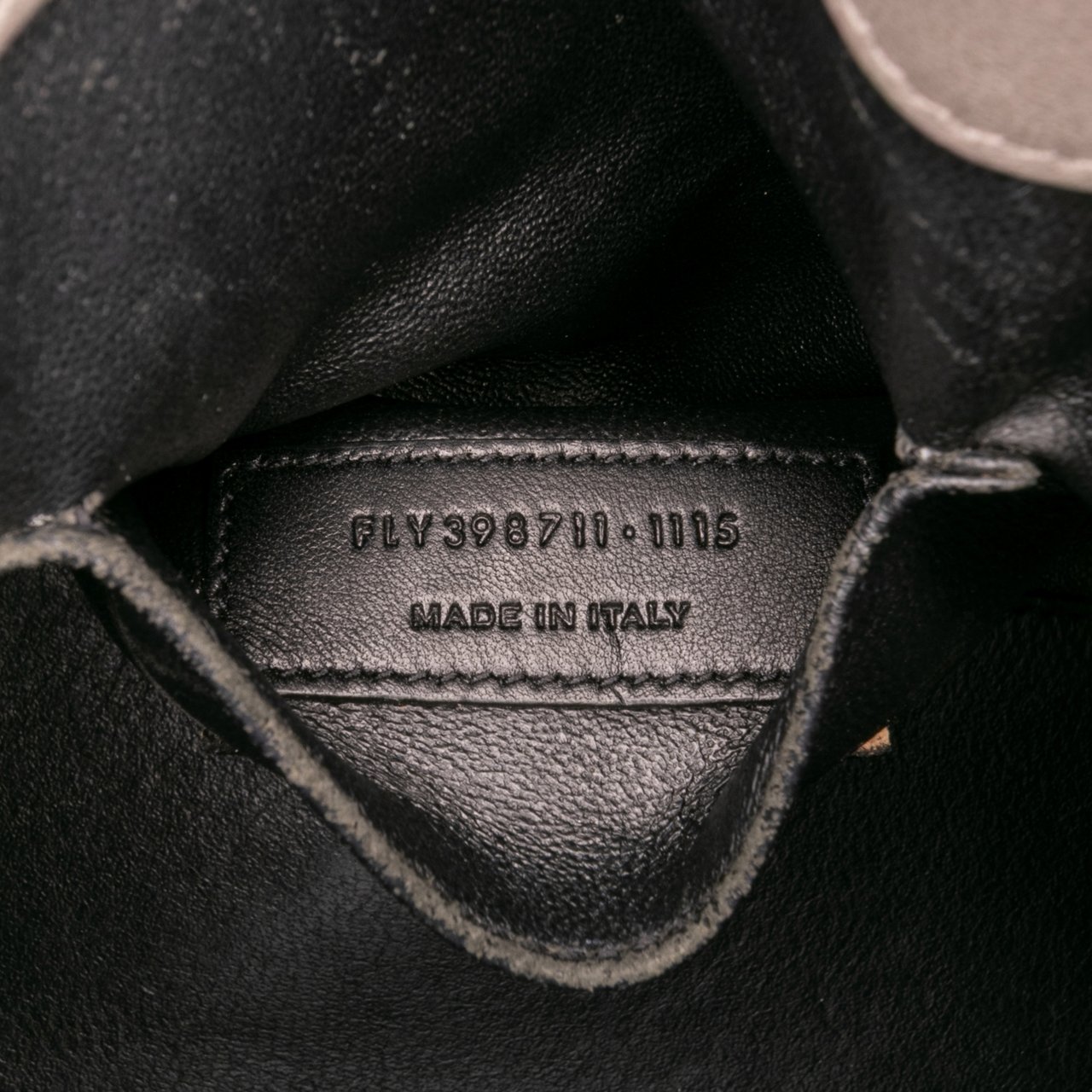 Saint Laurent Nano Leather Sac De Jour Grijs