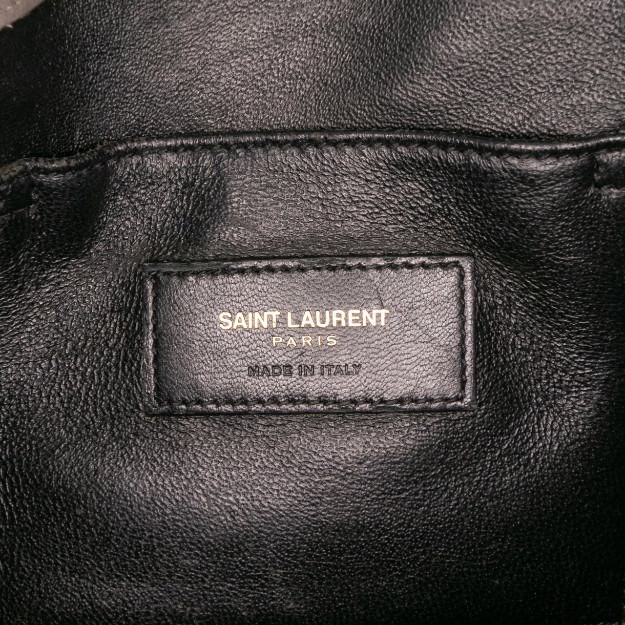 Saint Laurent Nano Leather Sac De Jour Grijs