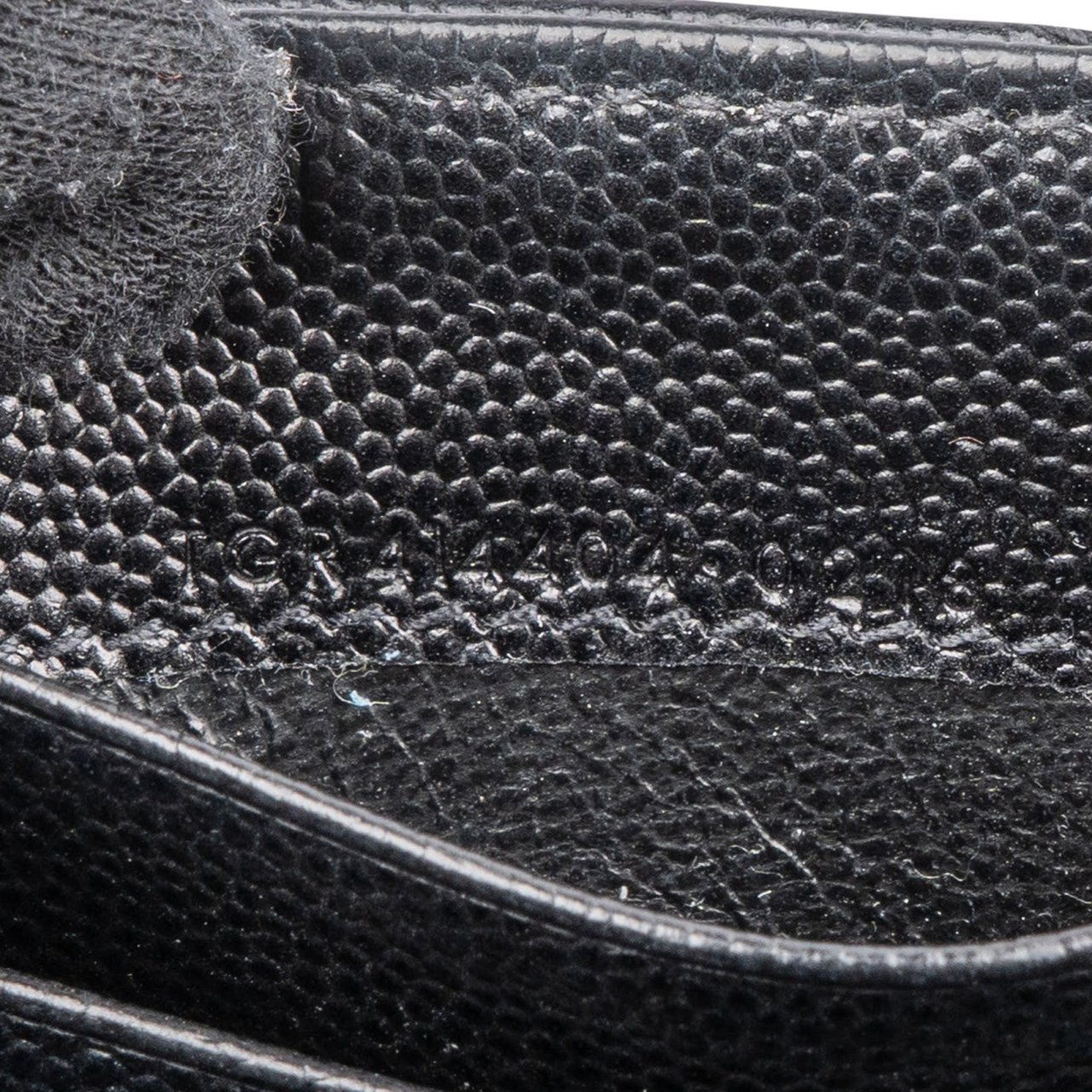 Saint Laurent Grain de Poudre Matelassé Small Envelope Wallet Zwart