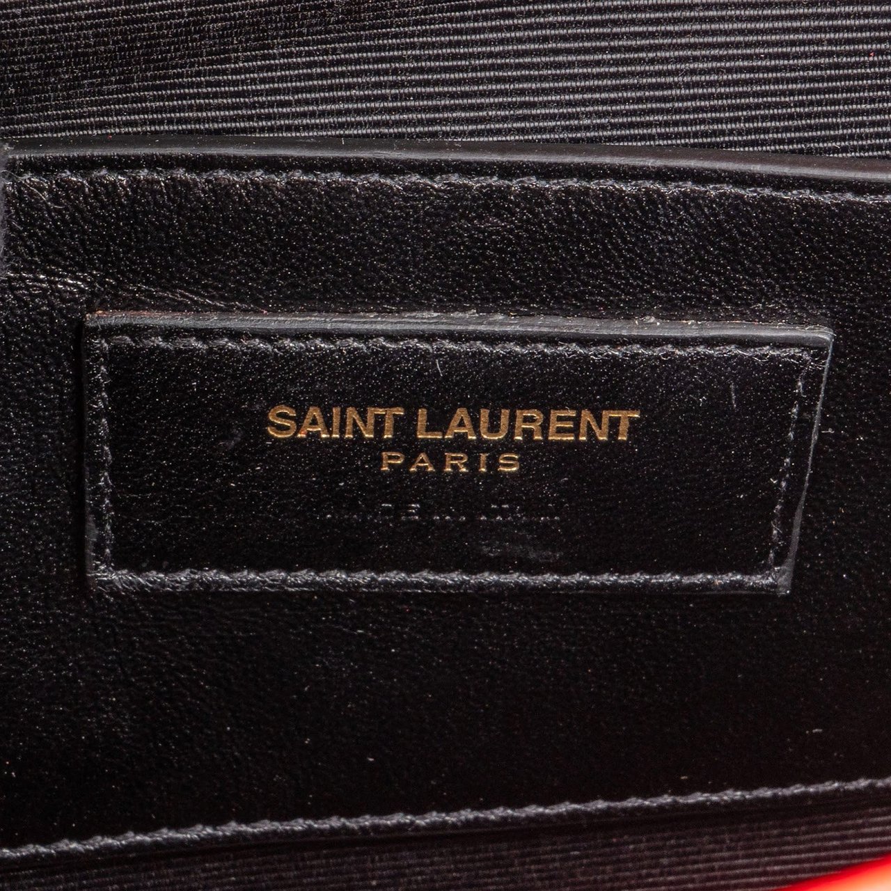 Saint Laurent Yves Saint Laurent Quilted Calfskin Envelope Shoulder Bag Rood