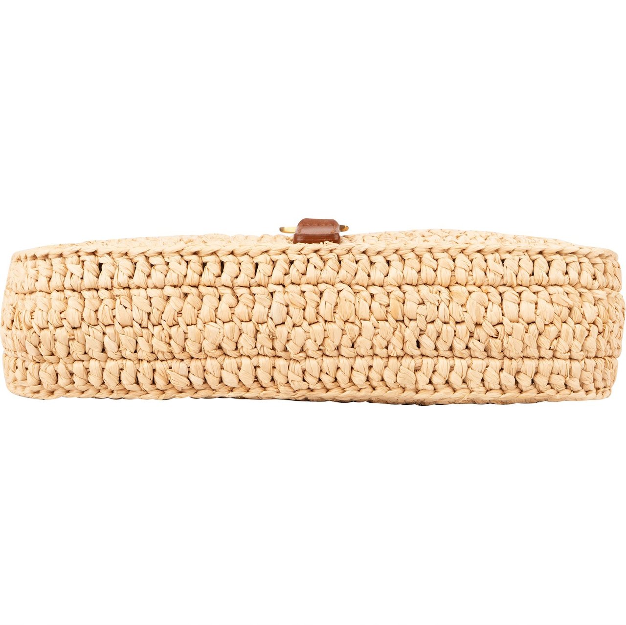 Saint Laurent Raffia Le 5 à 7 Hobo Mini Handbag Beige