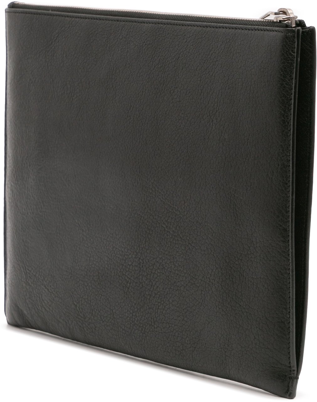 Saint Laurent Leather Star Rider Tablet Pouch Zwart